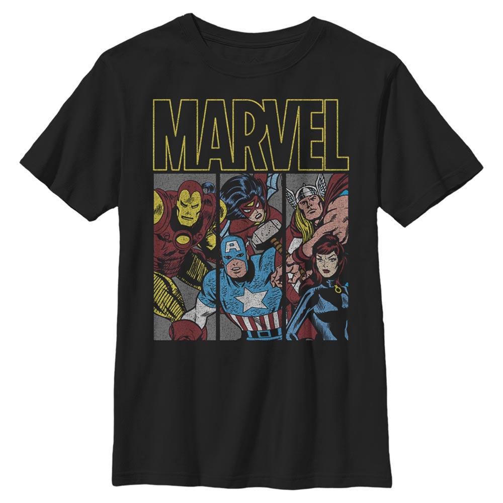 Marvel - Photo de groupe Tri - Enfant T-shirt