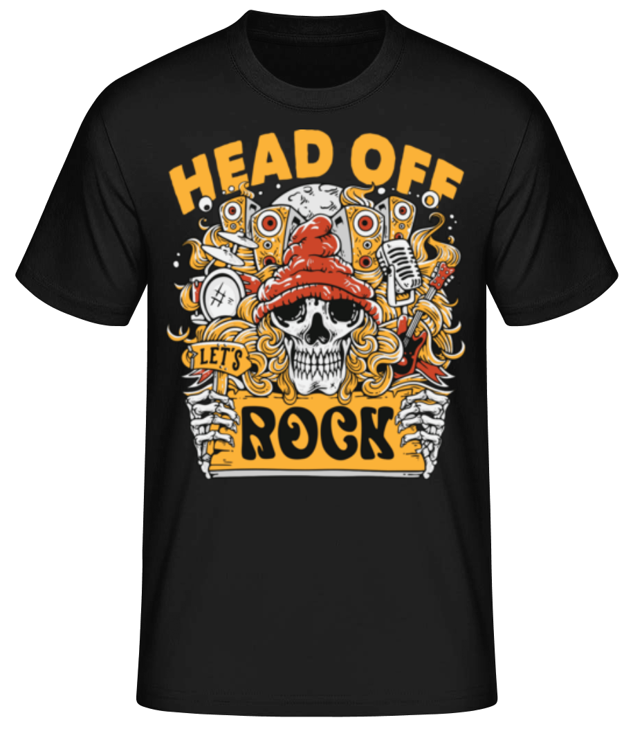 Head Off Let's Rock · T-shirt standard Homme