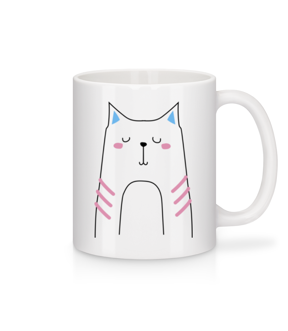 Chat Mignon · Mug en céramique blanc