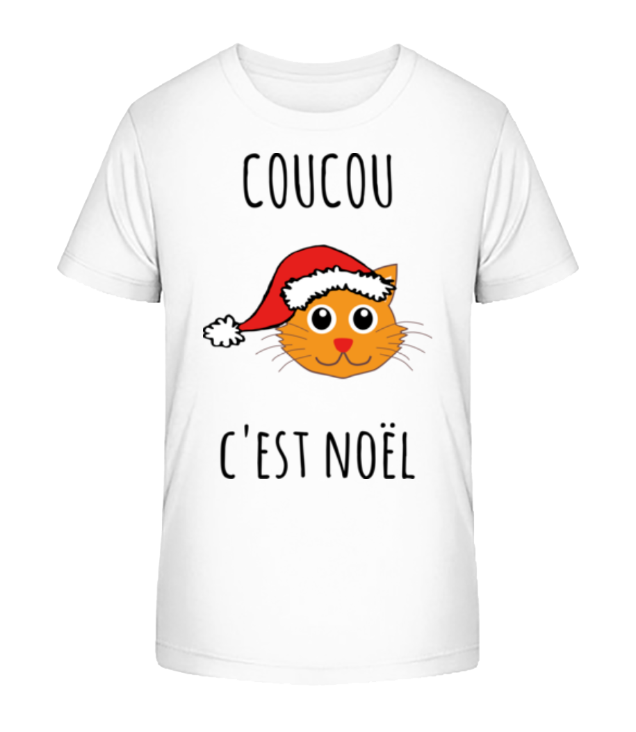 Coucou C'est Noël · T-shirt bio Enfant Stanley Stella 2.0