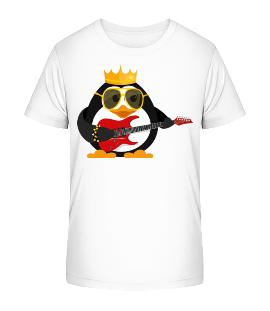 Pingouin Roi Guitare · T-shirt bio Enfant Stanley Stella 2.0