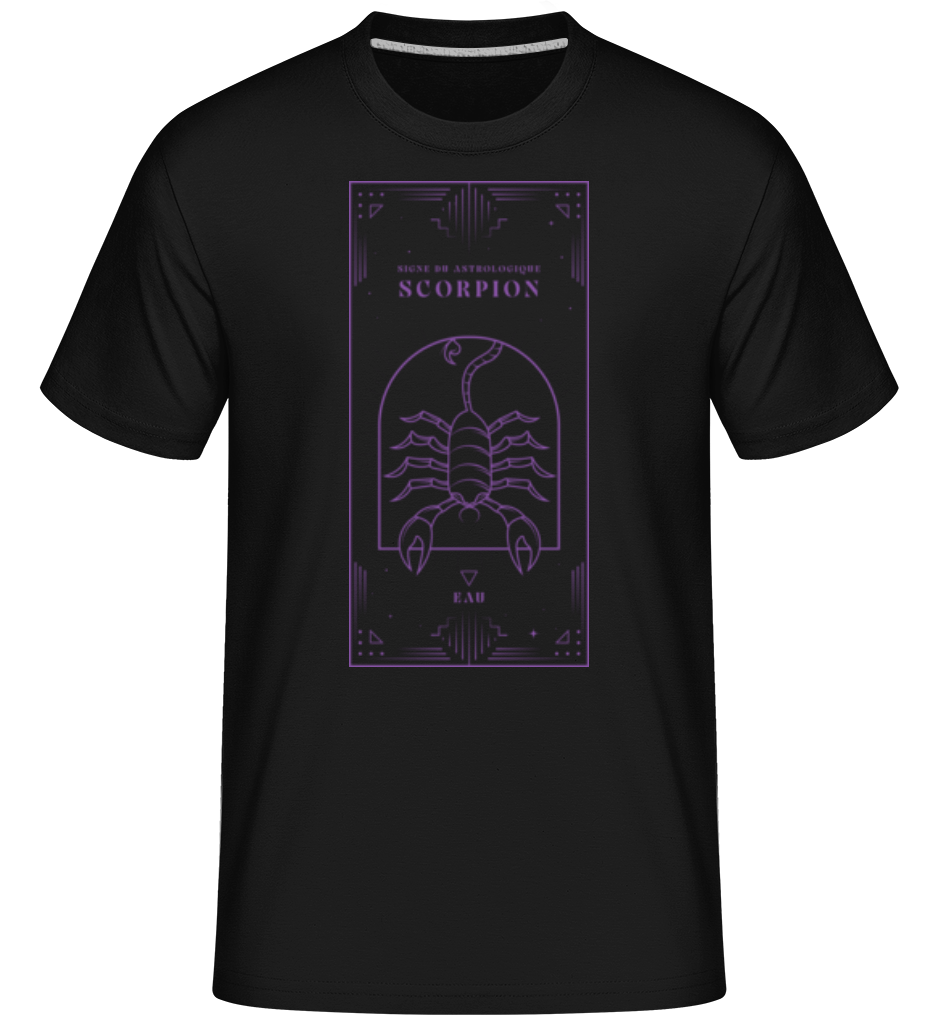 Art Déco Signe Astrologique Scorpion ·  T-Shirt Shirtinator homme