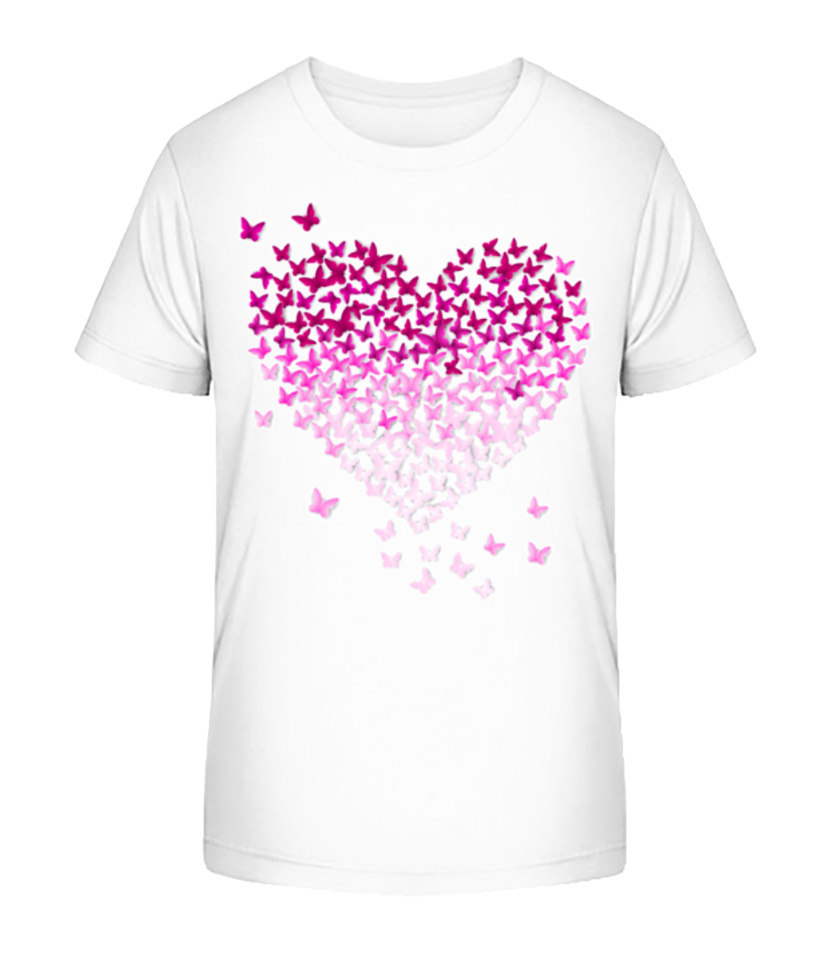 Cœur Papillons · T-shirt bio Enfant Stanley Stella 2.0