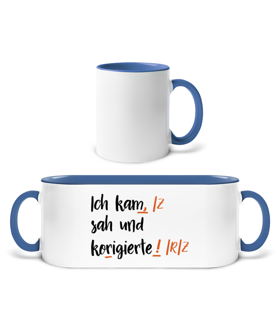 Weiß / Blau