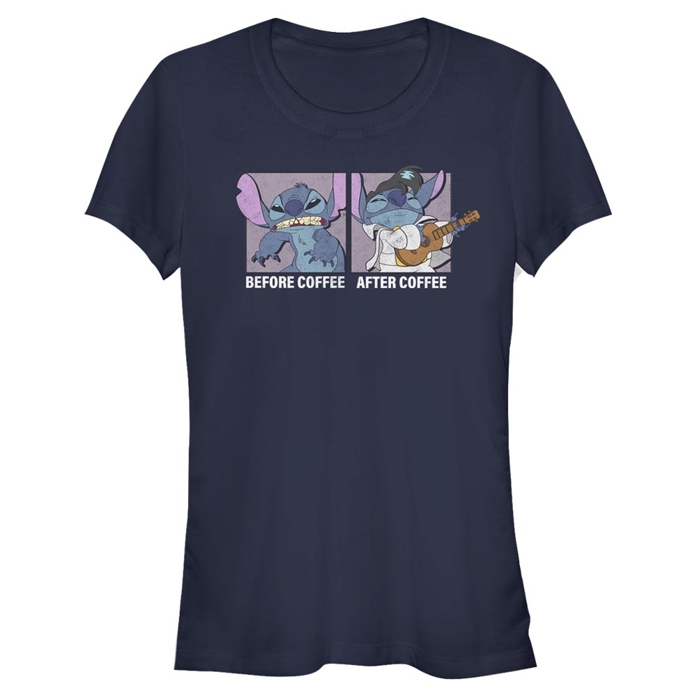 Disney - Lilo & Stitch - Stitch Coffee - Femme T-shirt