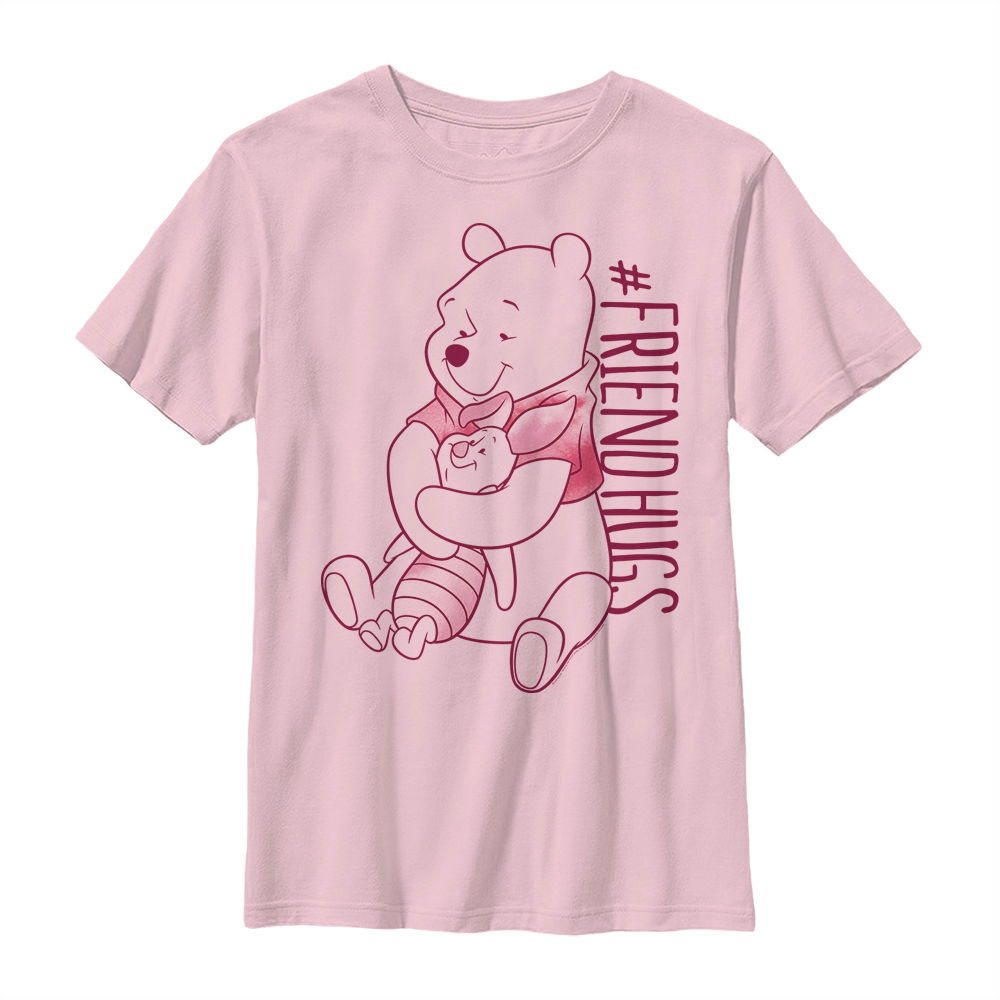 Disney - Winnie l'ourson - Tigrou et Porcinet Piglet Pooh Hugs - Enfant T-shirt
