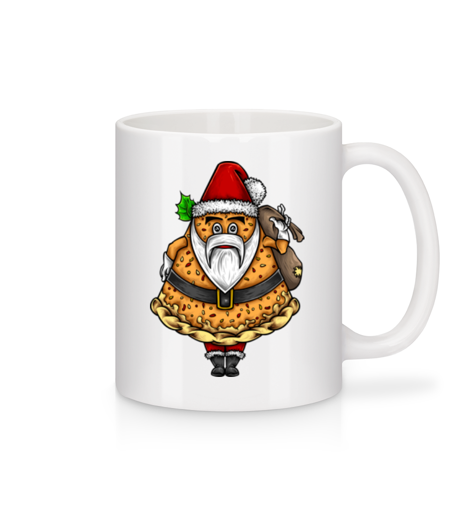Pizza Père Noël · Mug en céramique blanc