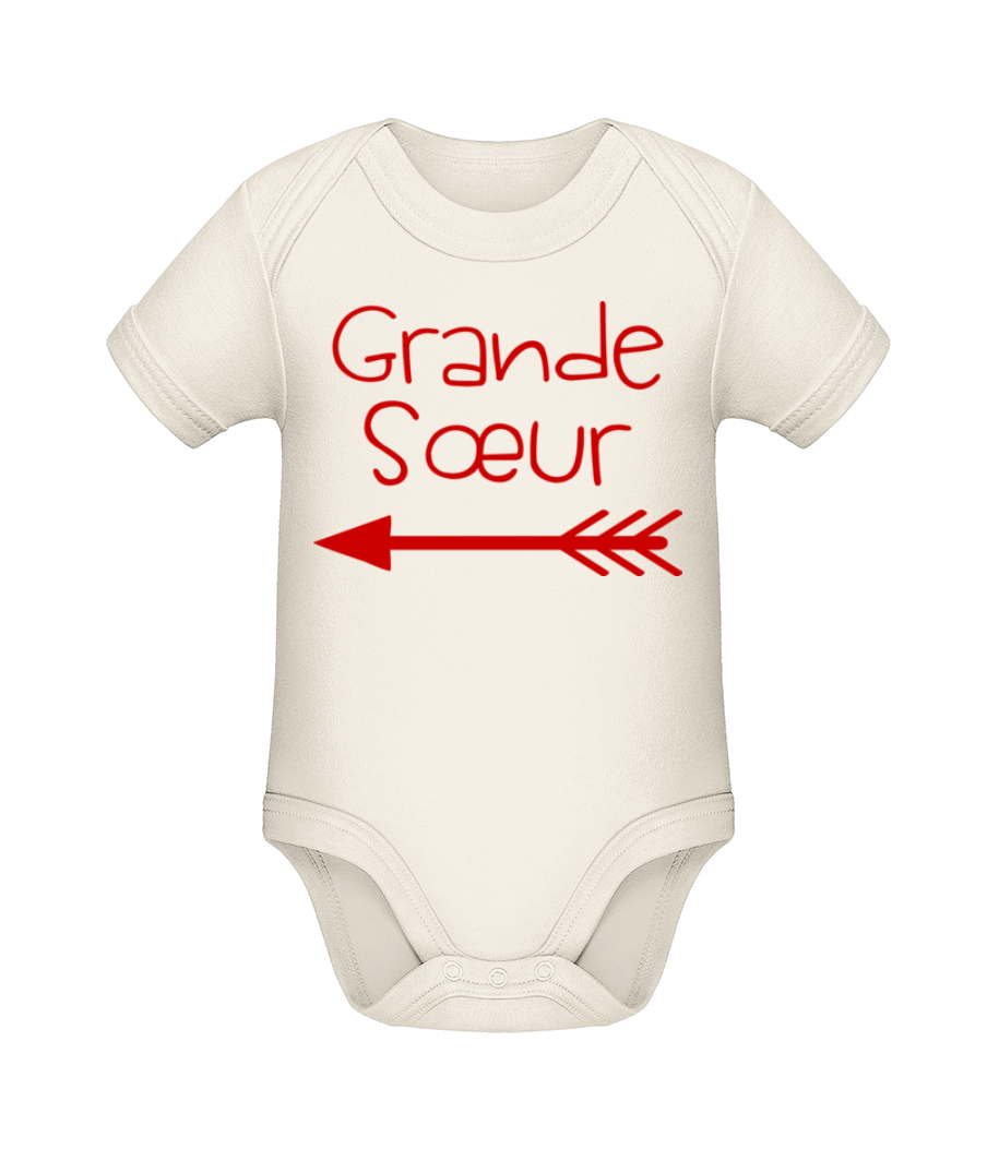 Grande Sœur · Body manches courtes bio