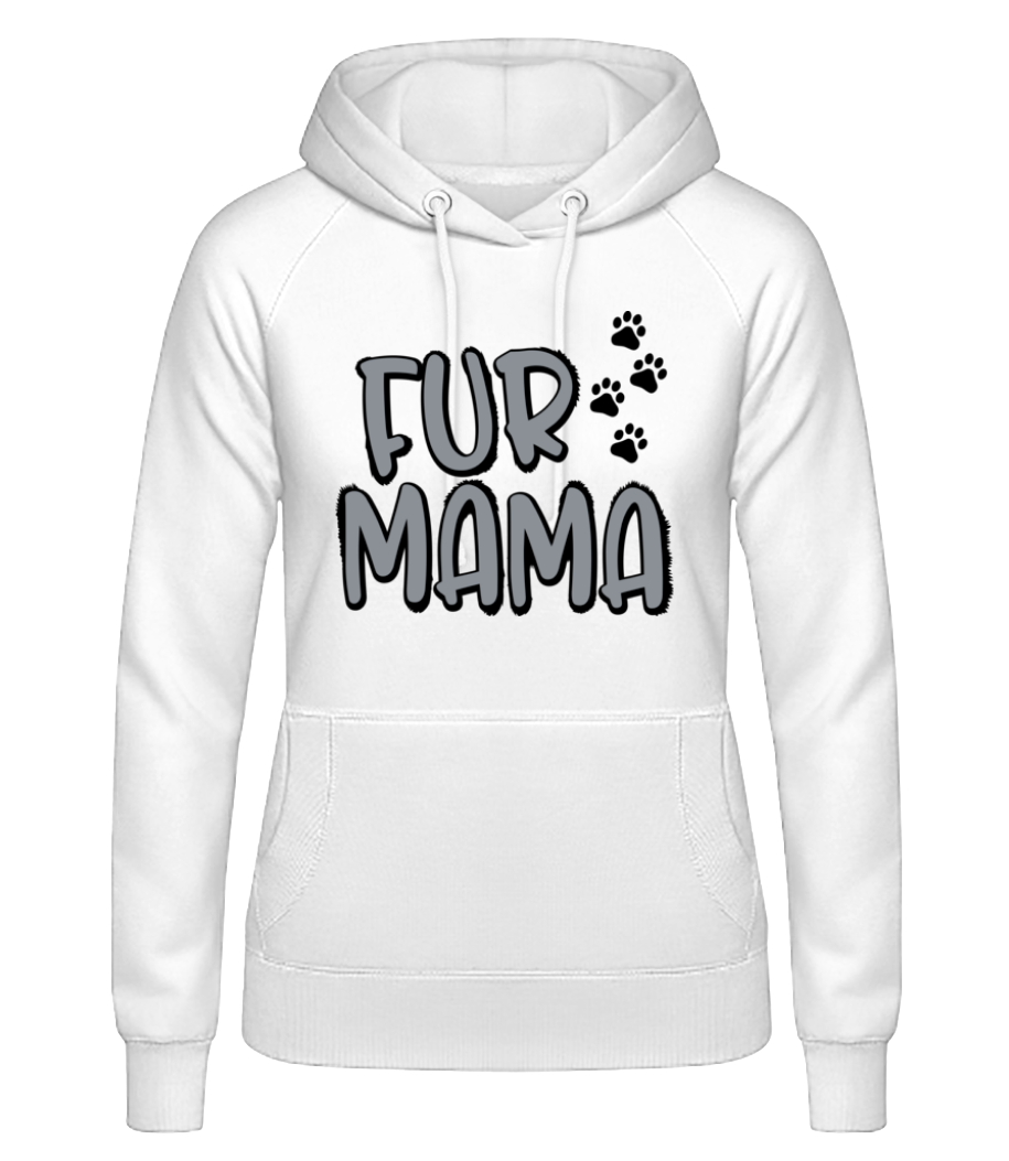 Fur Mama · Sweat à capuche basique pour femme