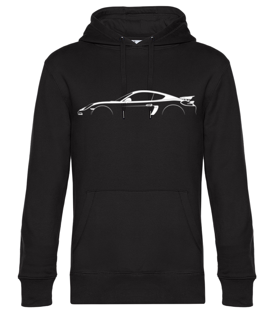 'Porsche Cayman GT4 (981)' Silhouette · Sweat à capuche standard homme