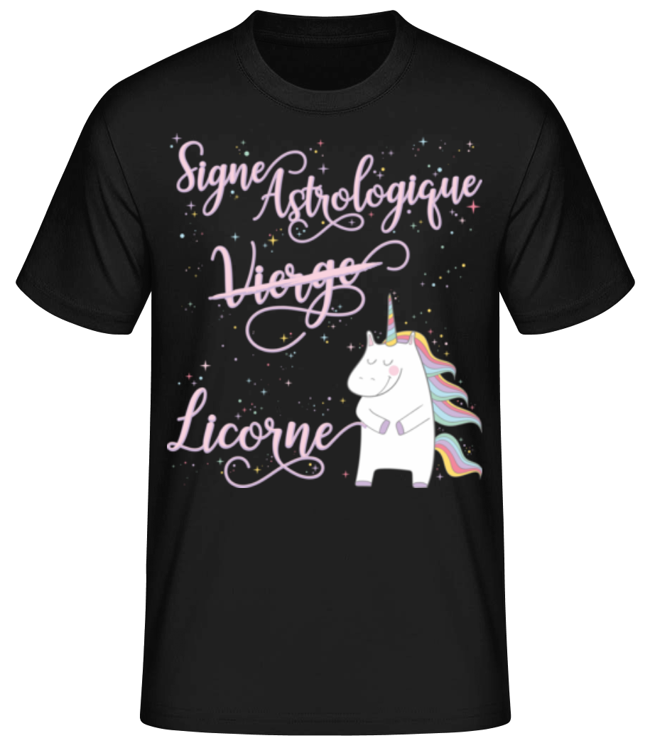 Signe Astrologique Licorne Vierge · T-shirt standard Homme