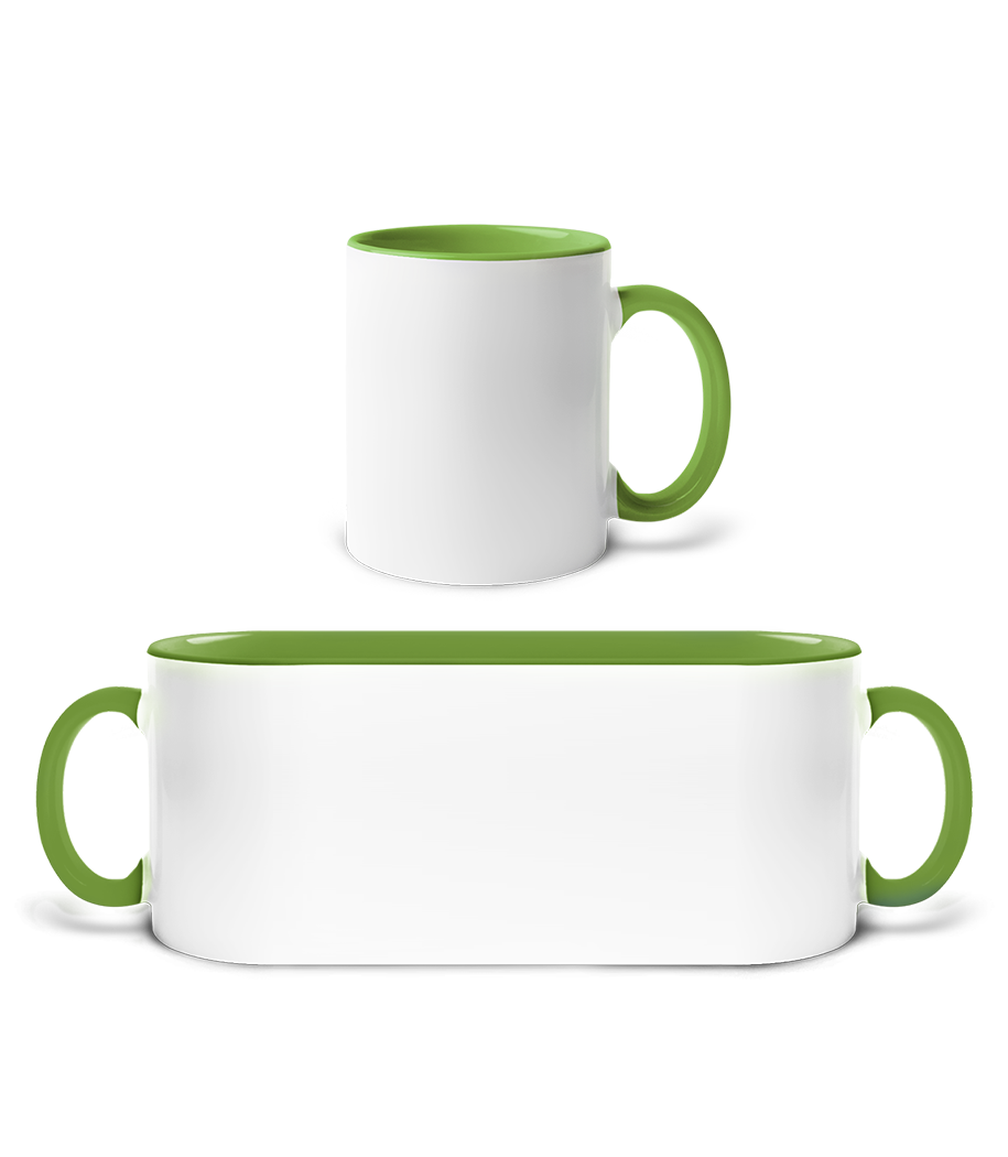 Blanc / Vert pomme
