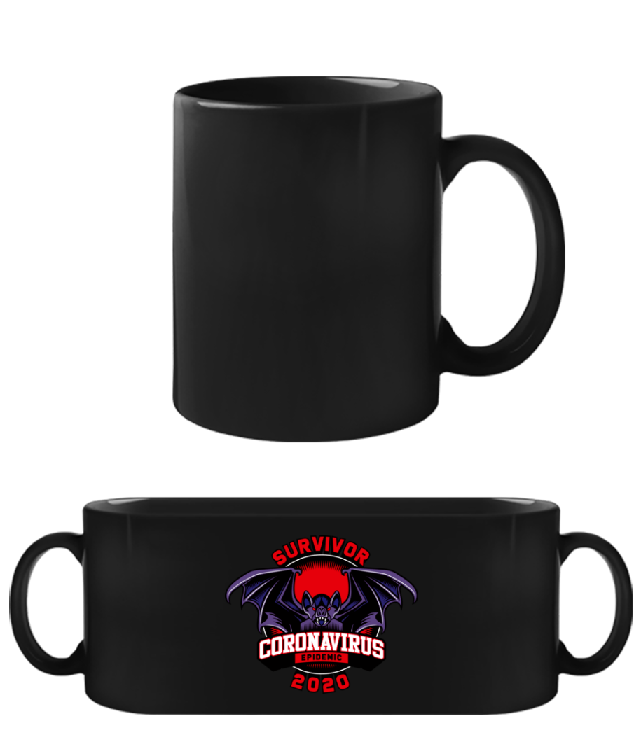 Survivor Corona Virus · Tasse Noire