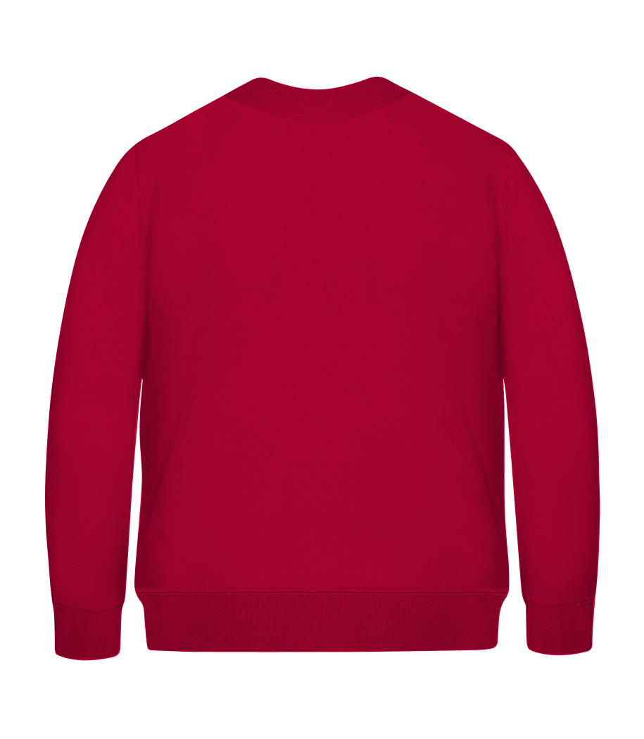 Aperçu: Brother Elf - Sweatshirt Enfant - Rouge - Derrière