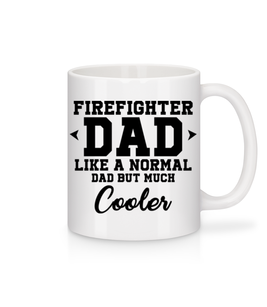 Cool Firefighter Dad · Mug en céramique blanc