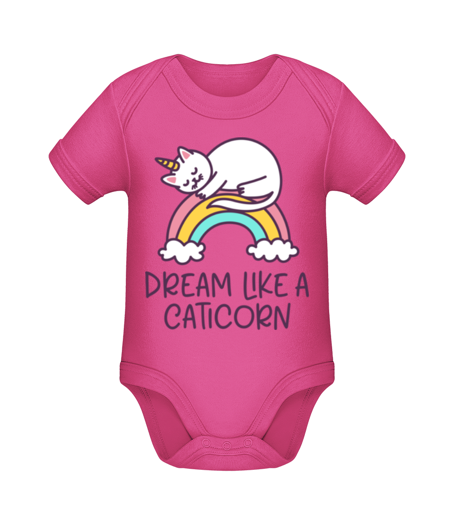 Dream Like A Caticorn · Body manches courtes bio