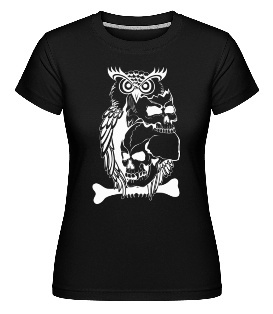 Tatouage De Crâne De Hibou ·  T-shirt Shirtinator femme