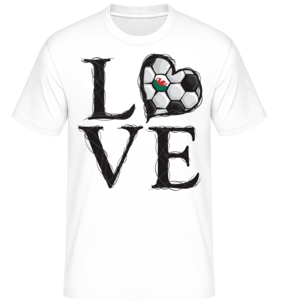 Love Football Wales ·  T-Shirt Shirtinator homme