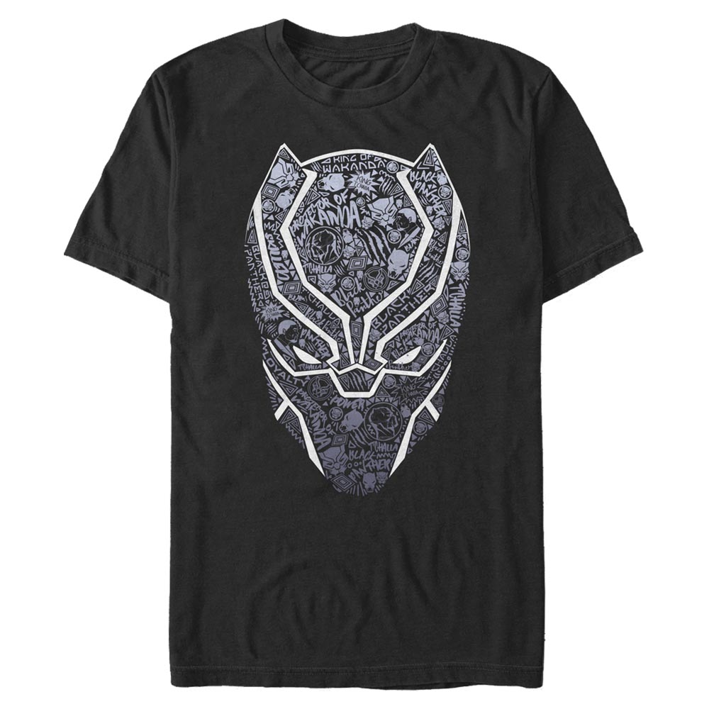 Marvel - Avengers - Black Panther Panther Icon Fill - Homme T-shirt