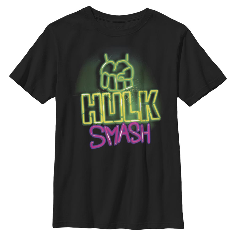 Marvel - Avengers - Hulk Neon Smash - Enfant T-shirt