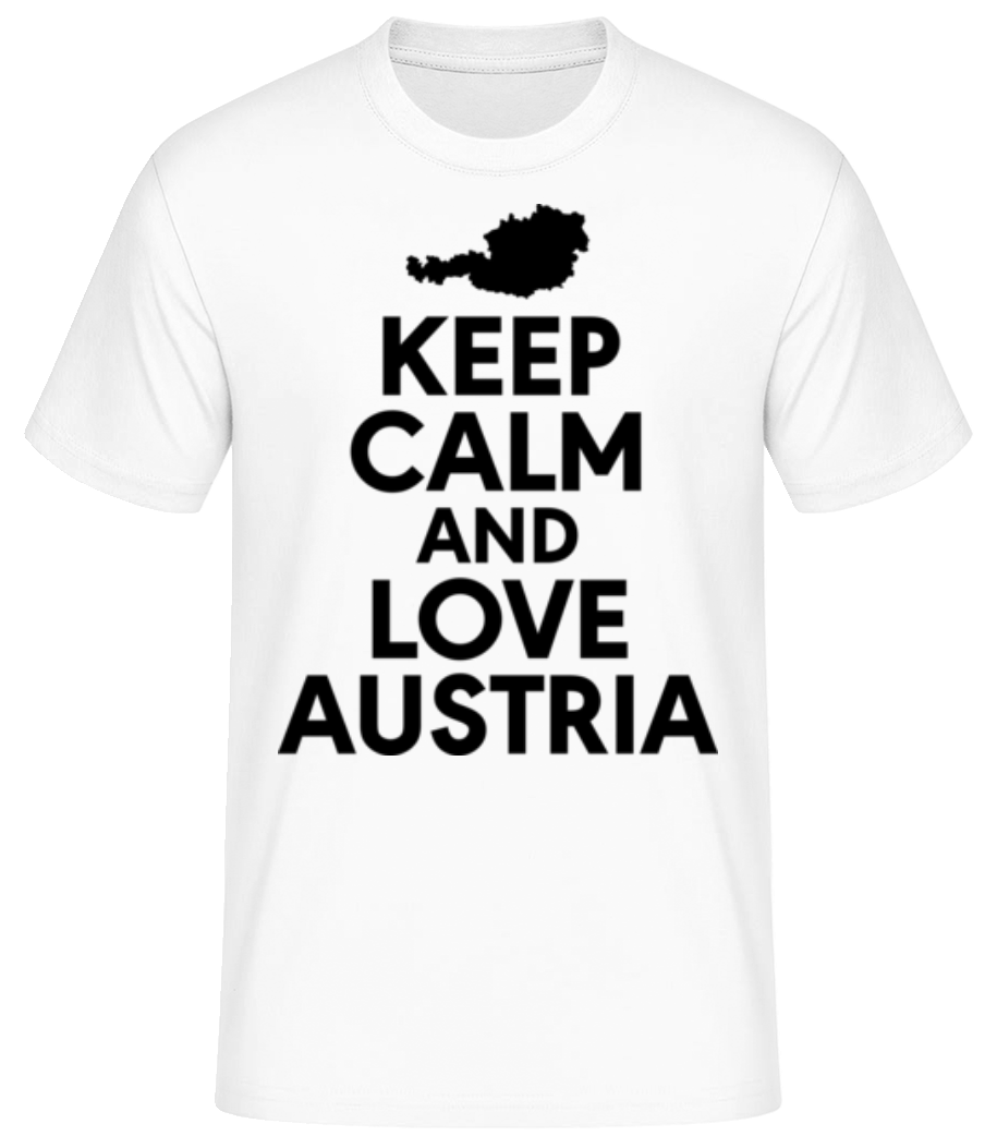 Keep Calm And Love Austria · T-shirt standard Homme