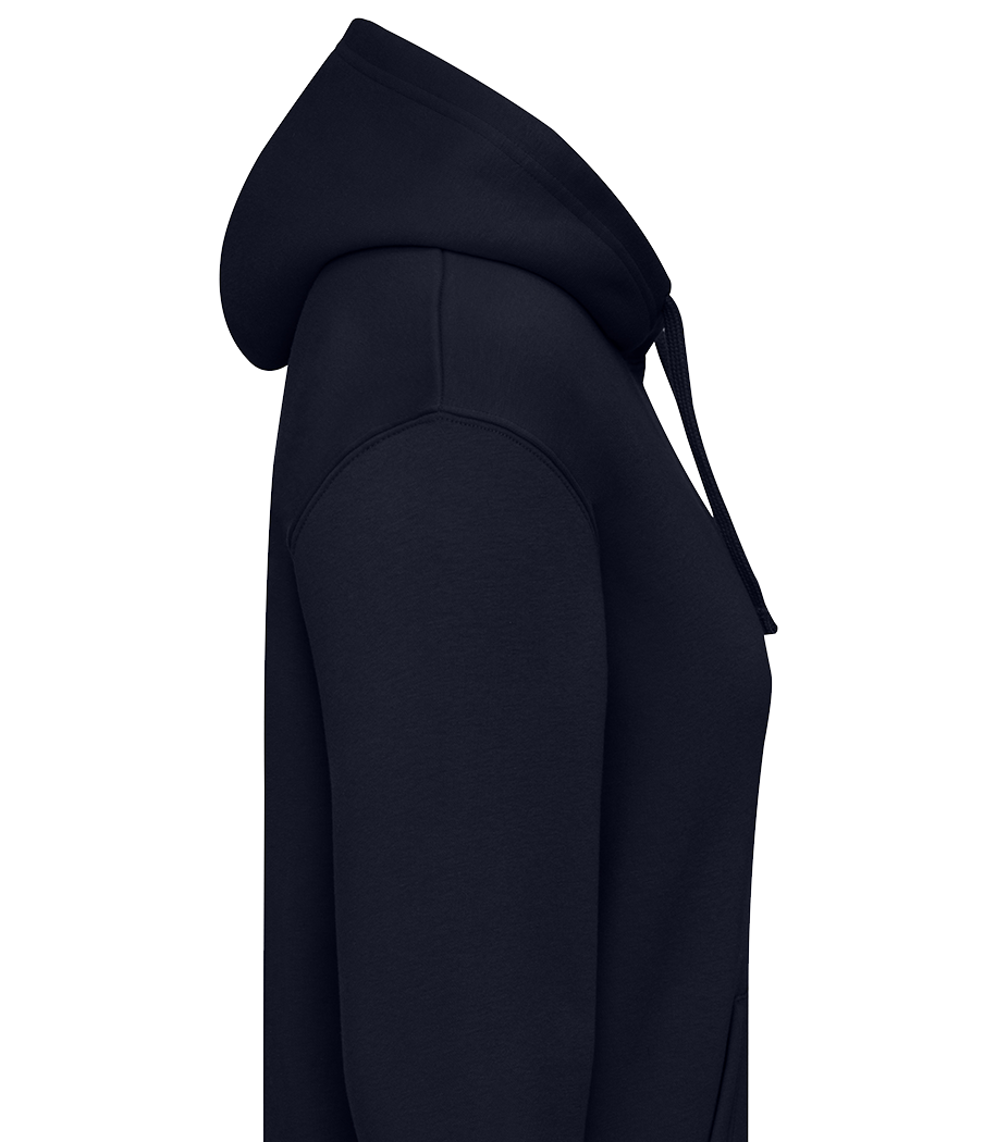 Aperçu: It's Time To Love - Sweat à capuche femme Shirtinator - Noir - Droite