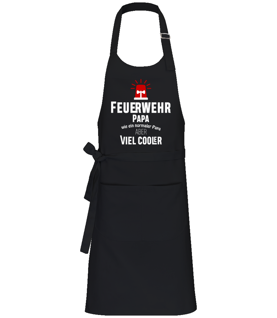 Cooler Feuerwehr Papa · Profi Kochschürze