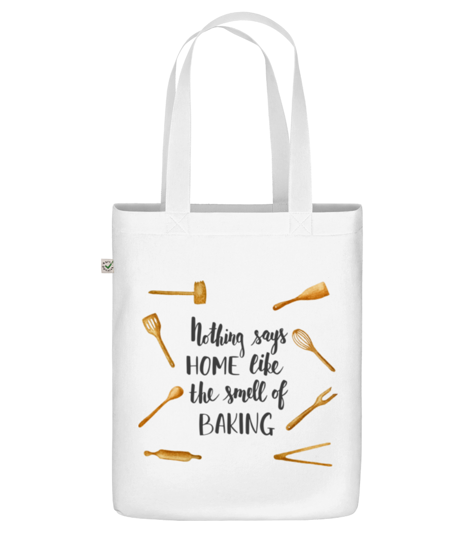 The Smell Of Baking - Sac en toile bio - Blanc - Devant