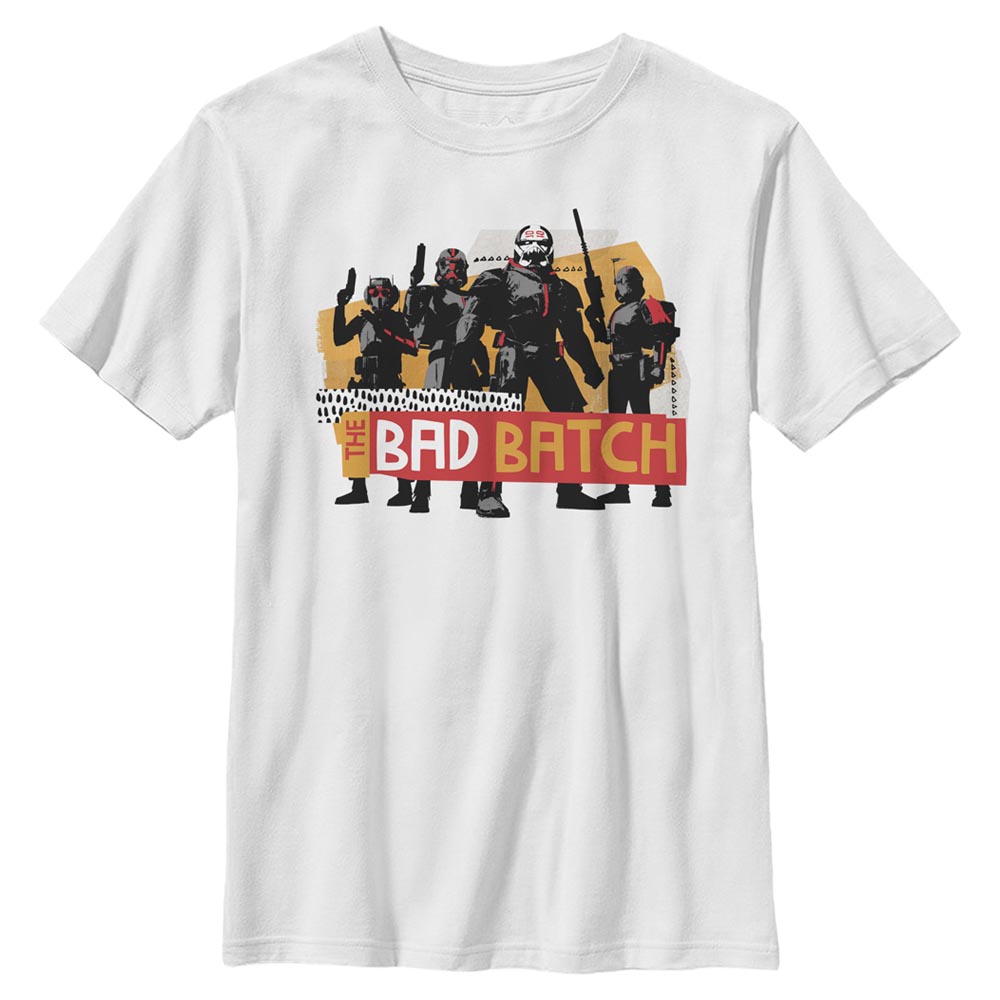 Star Wars - The Clone Wars - Gruppe Bad Batch - Kinder T-Shirt