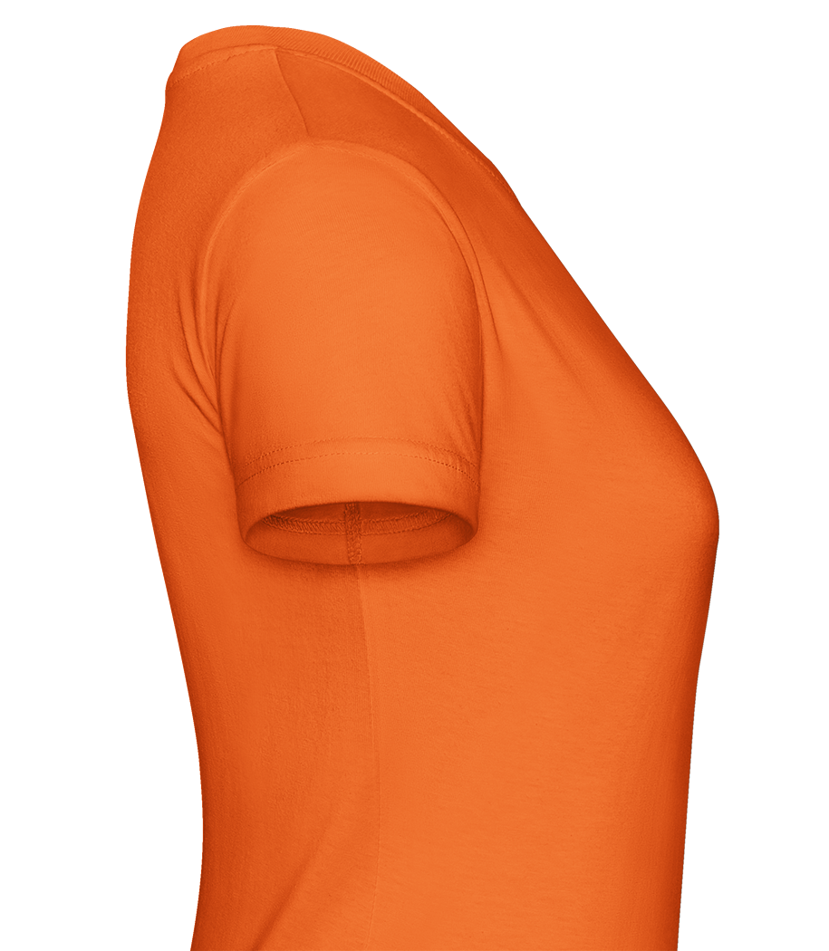 Aperçu: Happy Birthday To You Singe -  T-shirt Shirtinator femme - Orange - Droit