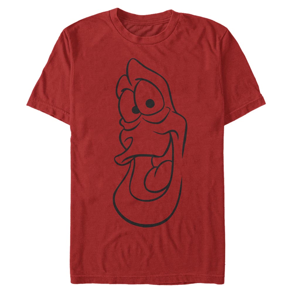 Disney - Ariel La Petite Sirène - Sebastian Big Face - Homme T-shirt