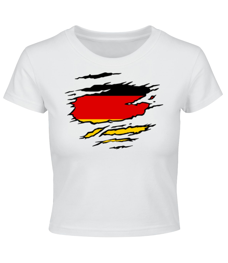 Flag à raccourci Allemagne · Crop top