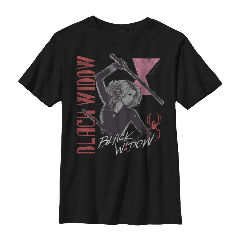 Marvel - Black Widow - Black Widow Retro - Enfant T-shirt