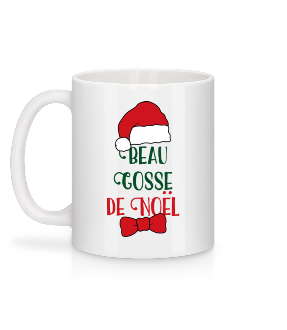 Aperçu: Beau Gosse De Noël - Mug en céramique blanc - Blanc - Derrière