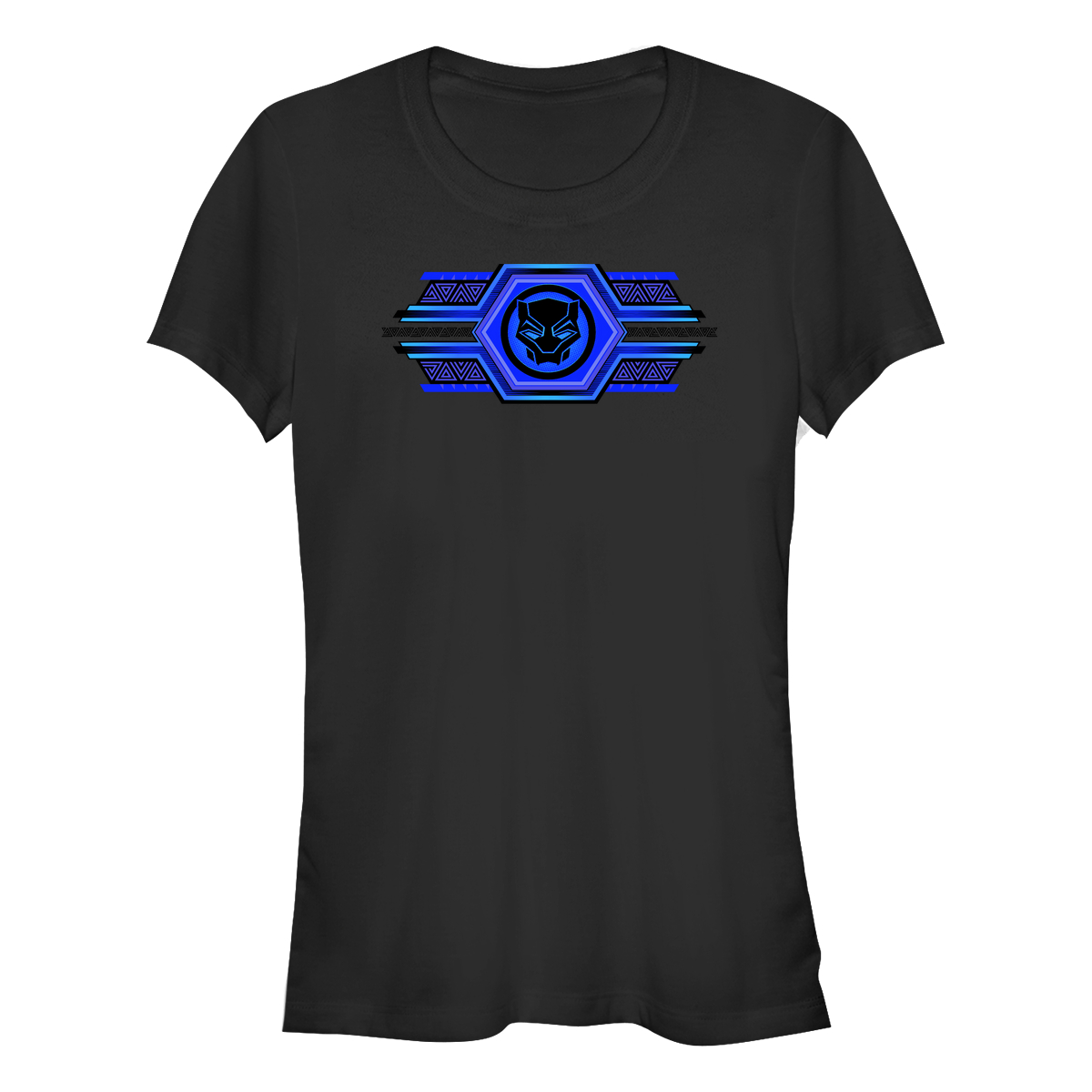 Marvel - Panthère noire Wakanda pour toujours - Logo Sigil Hexes - Femme T-shirt