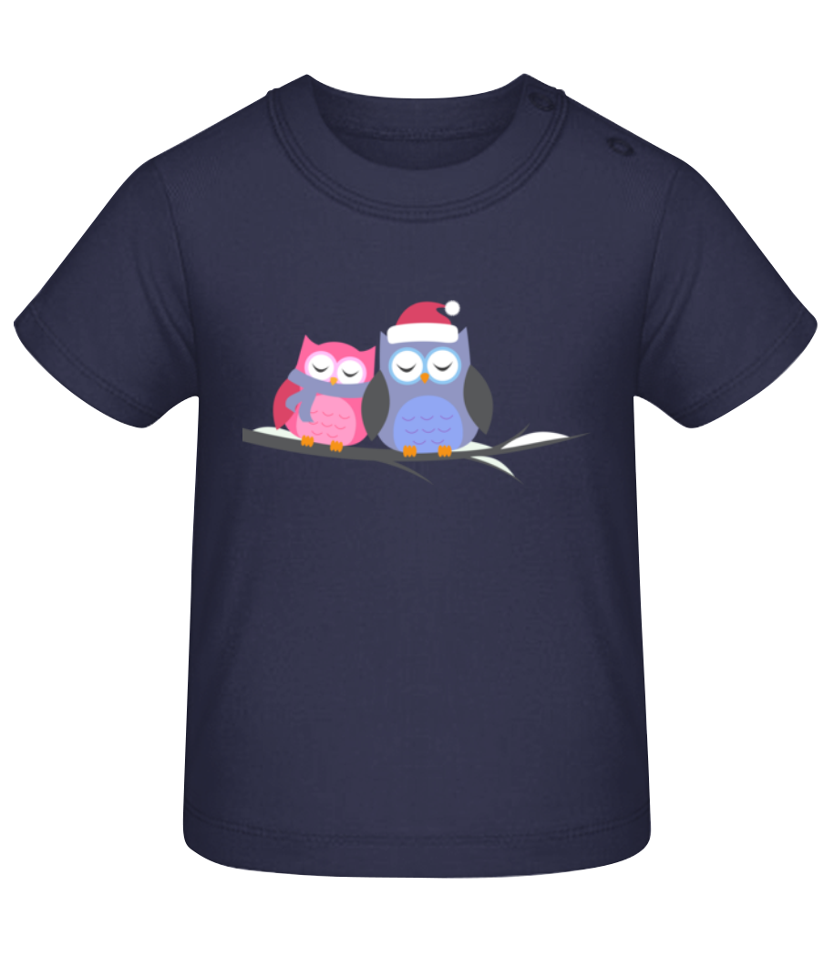 Chouettes De Noël · T-shirt Bio Bébé