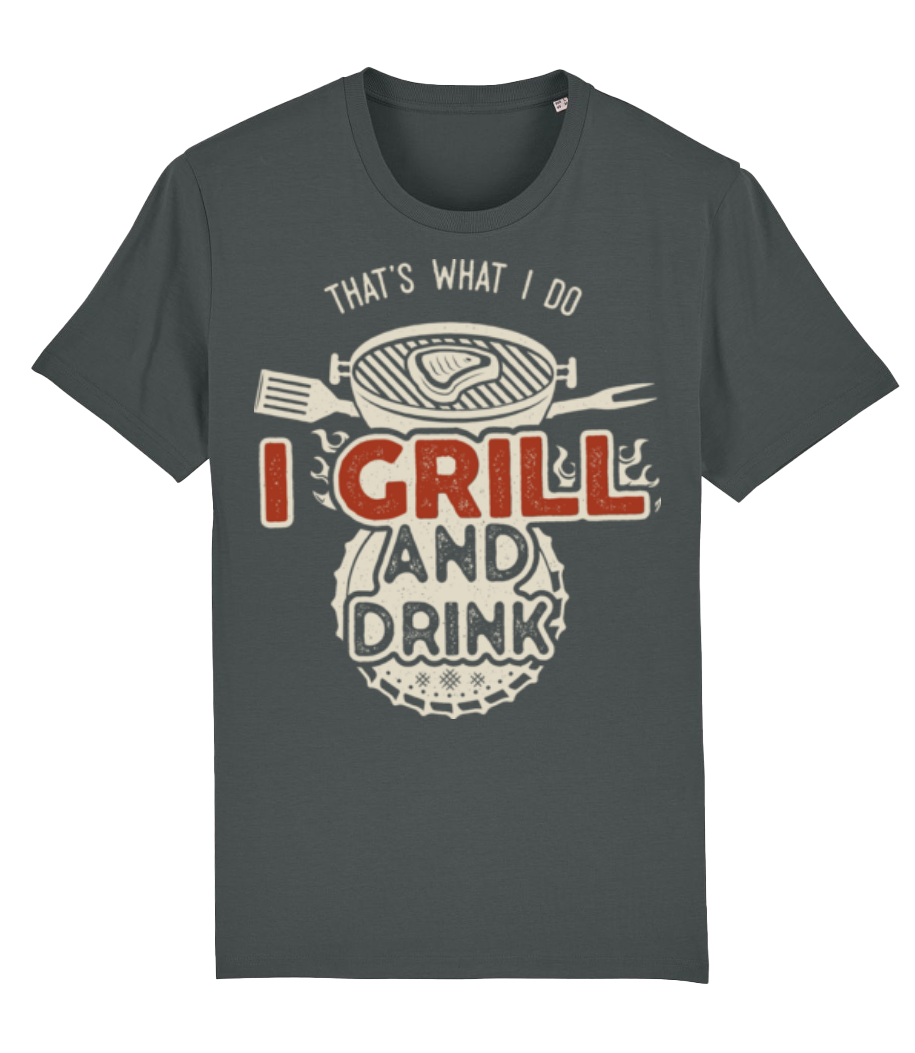 I Grill And Drink · T-shirt bio Homme Stanley Stella 2.0