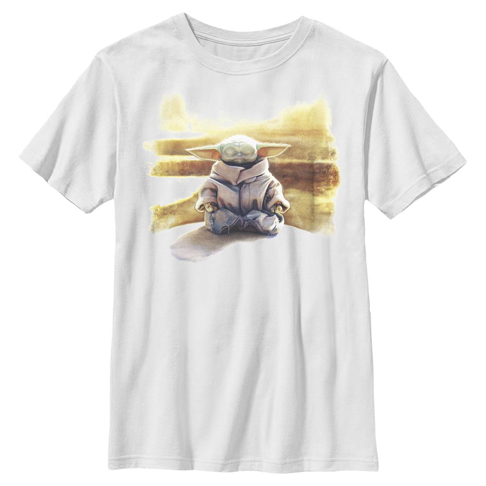Aperçu: Star Wars - The Mandalorian - Grogu Awakening - Enfant T-shirt - Blanc - Devant