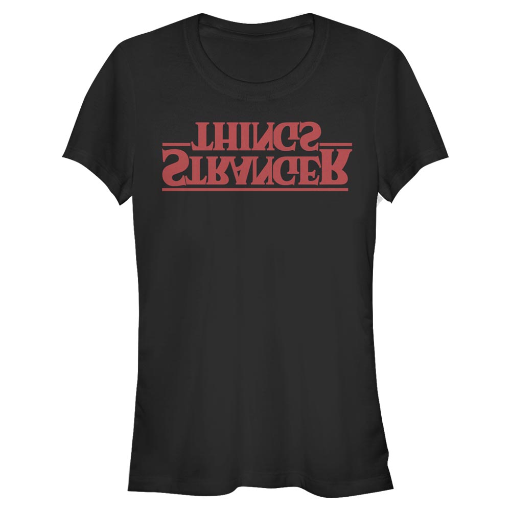 Netflix - Stranger Things - Logo Stranger Upside Down - Femme T-shirt