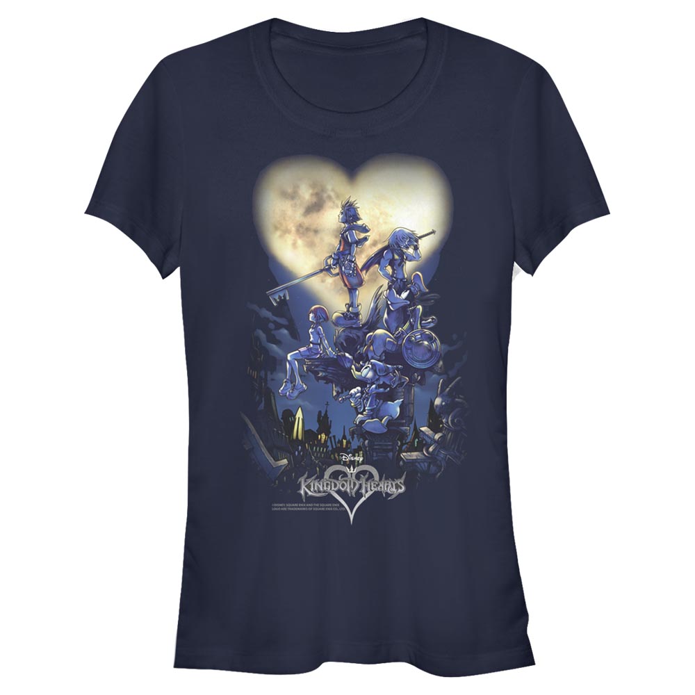 Disney - Kingdom Hearts - Photo de groupe Poster Logo - Femme T-shirt