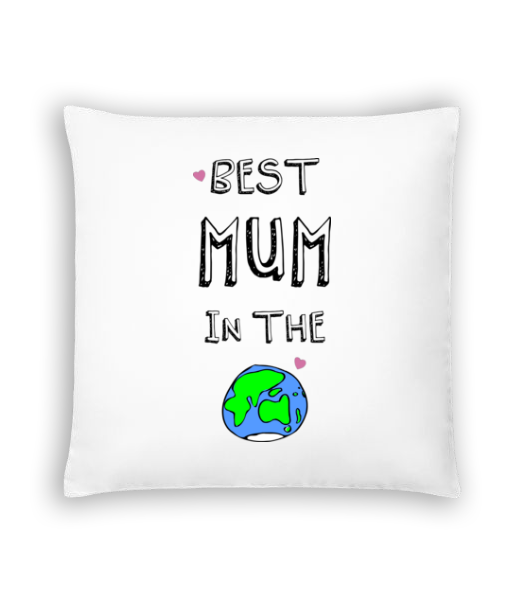 Aperçu: Worlds Best Mum - Coussin - Blanc - Devant