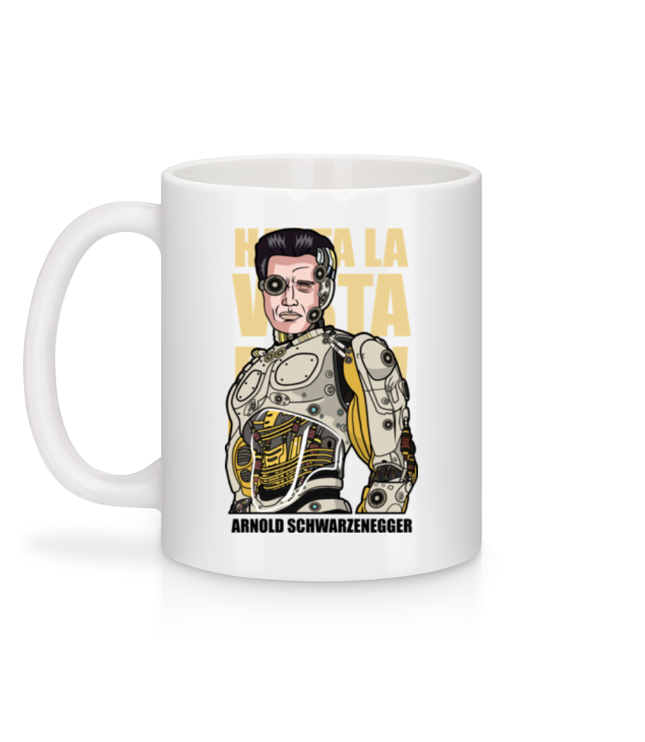 Arnold Robot Human - Mug en céramique blanc - Blanc - Derrière