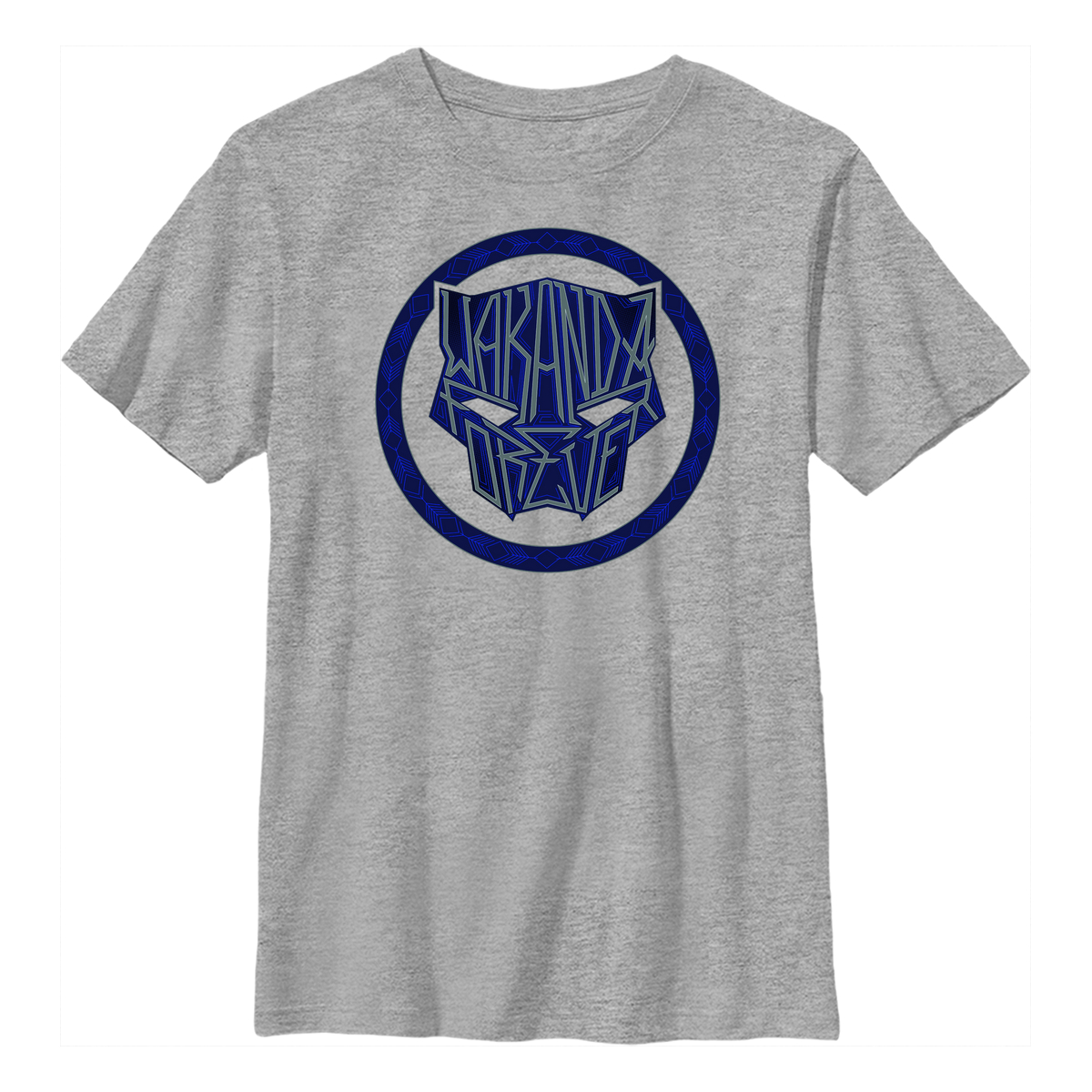 Marvel - Panthère noire Wakanda pour toujours - Logo Sigil Phrase - Enfant T-shirt