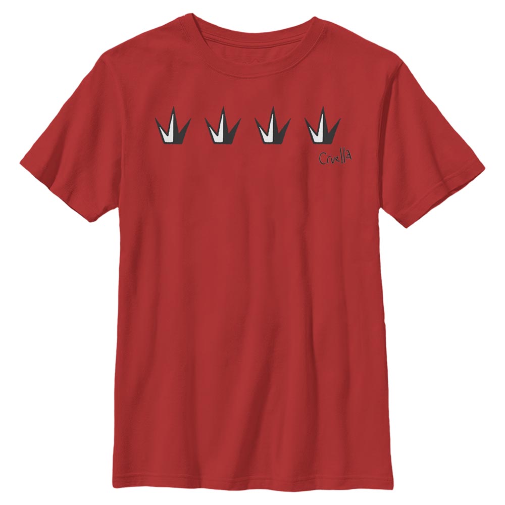 Disney Classics - Cruella - Logo Crowns - Enfant T-shirt