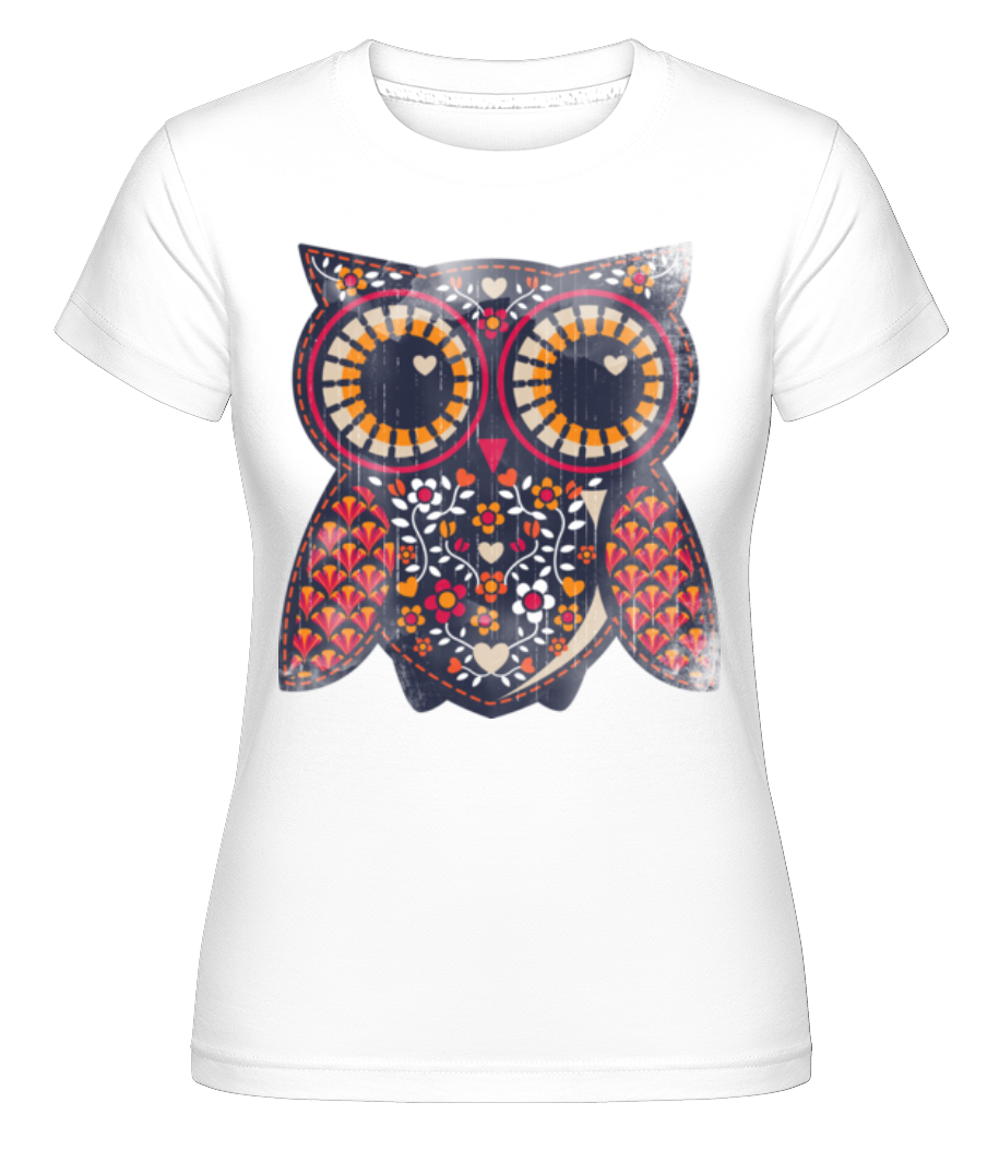 Aperçu: Chouette D'Art -  T-shirt Shirtinator femme - Blanc - Devant