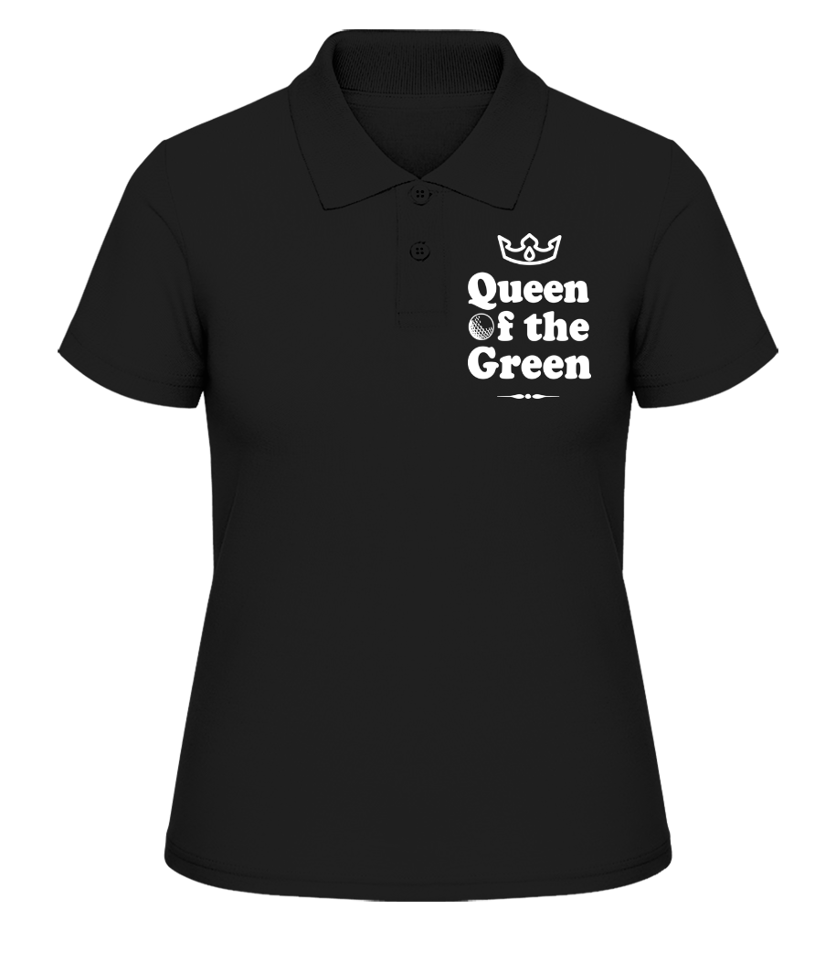 Queen Of The Green · Polo en piqué fin pour femmes