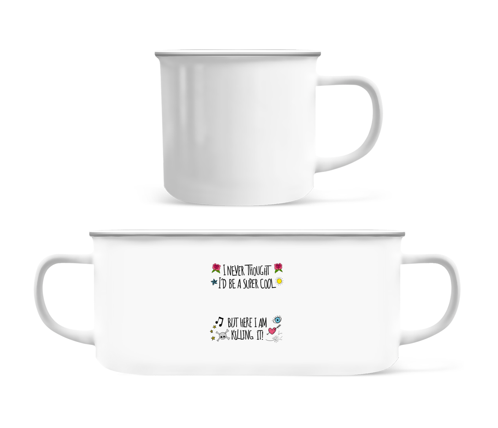 Super Cool Woman · Tasse Émaillée