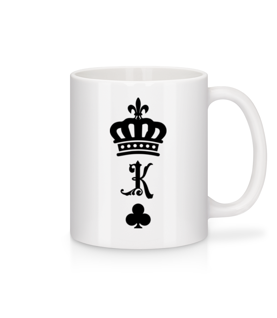 Roi Couronne · Mug en céramique blanc