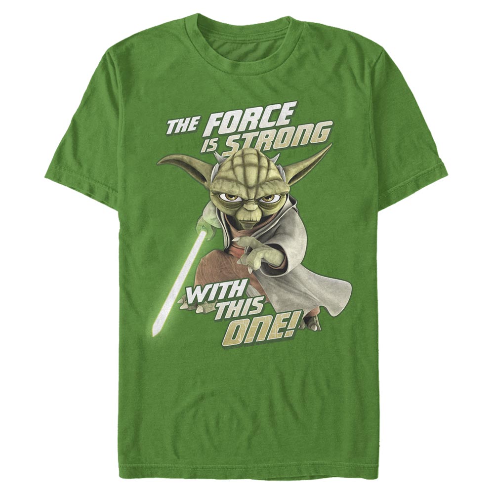 Star Wars - The Clone Wars - Yoda Jedi Strong - Homme T-shirt