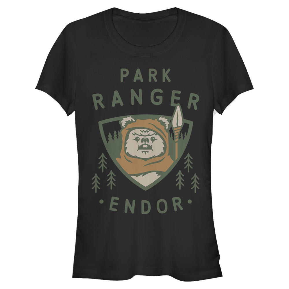 Aperçu: Star Wars - The Mandalorian - The Child Park Ranger - Femme T-shirt - Noir - Devant